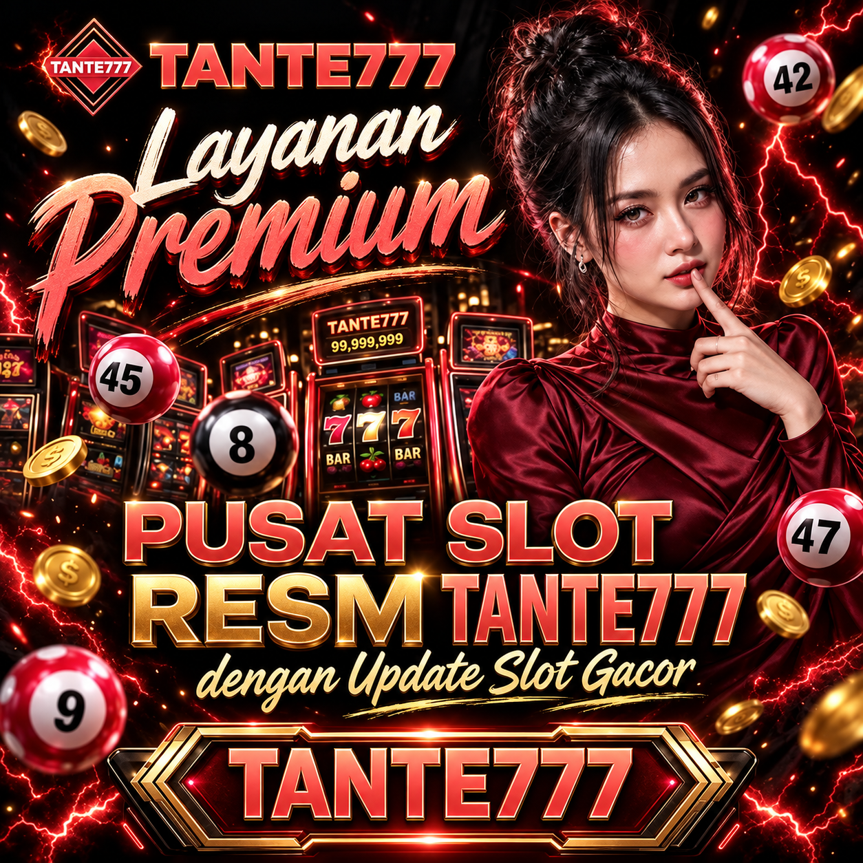 Banner TANTE777 - Ruang Hiburan Interaktif bagi Penggemar Tante777 Online